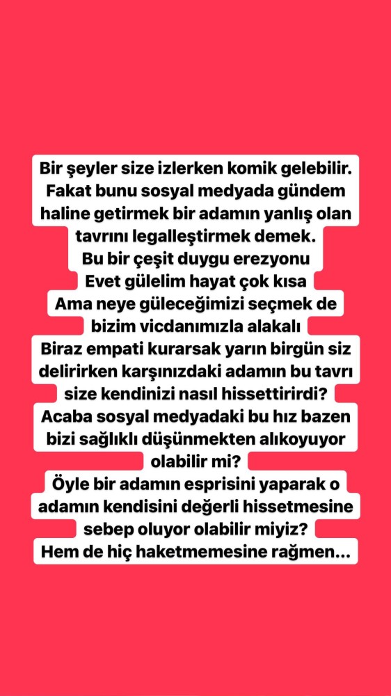 yasemin sakallioglu ndan esra erol da yasanan zonguldak bali olayina tepki